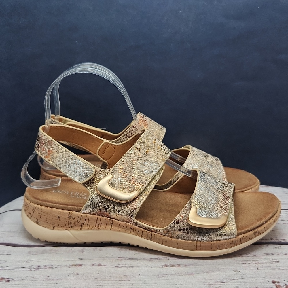 Patrizia by Spring Step Tadeo Beige Python Sandal… - image 4